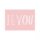 Postkarte Quer"I miss , like, love ..you"