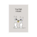 Postkarte Hoch  "Together Forever"
