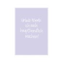 Postkarte Hoch  "Urlaub könnte ich auch...