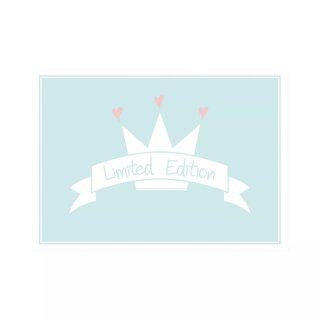 Postkarte Quer "Limited Edition"