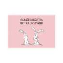 Postkarte Quer  "Auch ein Scheisstag hat nur 24...