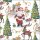 Serviette 33 x 33 cm  3 lagig, 20 Stück pro Packung "  Laughing santa FSC Mix " AMBIENTE