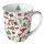 Becher - Mug - Tasse Tee / Kaffee Becher Bone China 0,4 L; 10,5 cm Hoch- Ø9,5cm   ( Snowman party   ) AMBIENTE