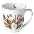 Becher - Mug - Tasse Tee / Kaffee Becher Bone China 0,4...
