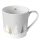 Becher / Mug / Tasse ca. 0.3L , 9 cm Hoch- Ø9, cm ( Midnight trees grey  ) AMBIENTE