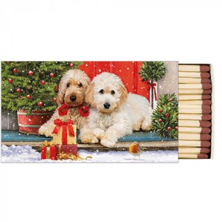 Streichhölzer, Packung Maße: 11 x 6,5 cm, 45 Stück (Dogs at the door   )   AMBIENTE