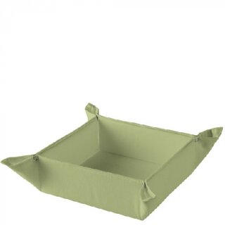 Brotkorb Uni celadon green  100% twill cotton - Filling: 100% polyurethane 3 mm foam & pvc board - Snap buttons: metal AMBIENTE #1