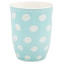 Tasse mit Henkel " Punkte mint" 500 ml H 12 cm...