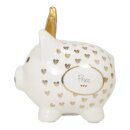 Sparschwein mit Golddruck " Prinz"