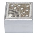 Pailletti Box silber 10x10 cm