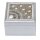 Pailletti Box silber 10x10 cm