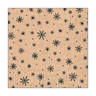 Serviette 33 x 33 cm  3 lagig, 20 Stück pro Packung Recycled Crystals Nature FSC Mix  AMBIENTE