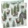 Geschenktasche  " Nordic Winter Animals "; IHR  L 18 x B 9,5 x H 18 cm