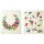 Spültuch 2 / Set, 17 x 19 cm SUMMER BERRIES IHR 70% Zellulose, 30% Baumwolle
