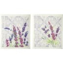 Spültuch 2 / Set, 17 x 19 cm LAVANDA lavender IHR...
