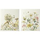 Spültuch 2 / Set, 17 x 19 cm FLOWER BIKE IHR 70%...