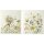 Spültuch 2 / Set, 17 x 19 cm FLOWER BIKE IHR 70% Zellulose, 30% Baumwolle