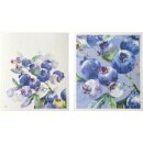 Spültuch 2 / Set, 17 x 19 cm BLUEBERRY FRUITS IHR...