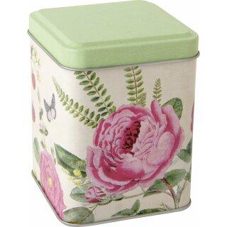 Quadratische Teedose L 7,5 x B 7,5 x H 10 cm IHR  ( METTE cream)