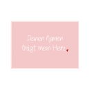 Postkarte Quer   "Deinen Namen trägt mein Herz...