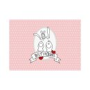 Postkarte Quer  " Best Friends "