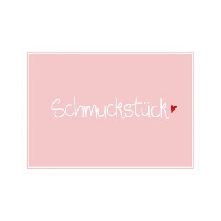 Postkarte Quer " Schmuckstück "