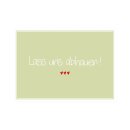 Postkarte Quer " Lass uns abhauen "