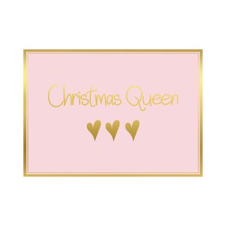 Postkarte Quer "Christmas Queen " #1