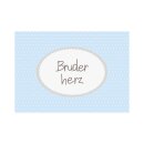 Postkarte Quer "Bruderherz"