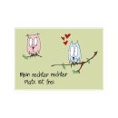 Postkarte Quer "Mein rechter rechter Platz ist frei...