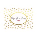 Postkarte Quer "Merry Christmas "