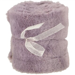 Stoff Band "Lona", L200cm, B10cm, heidelbeere