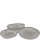 Natur Tablett "Korbin", 3er-Set, D60/50/40cm,  grau Material: Papierkordel und Metall,