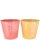 Kunststoff Kübel "Style", 2 Farben, D27,5cm, H25cm, D-unten: 21cm, für TO21, melone, curry