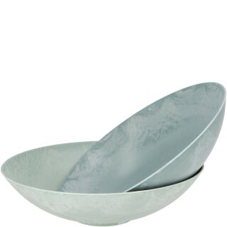Kunststoff Schale "Style", 2 Farben, D35cm, H10cm, grün, hellgrün
