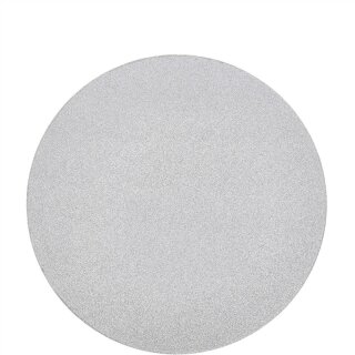 Kunststoff Teller "Glitter", D40cm, silber glitter