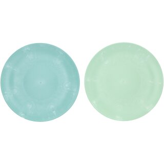 Kunststoff Teller "Style", 2 Farben, D47cm, grün, hellgrün