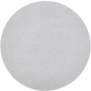 Kunststoff Teller "Glitter", D47cm, silber glitter