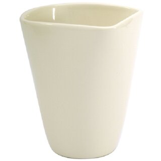 Keramik Vase Orchidee "Cielo", D18cm, H20cm, für Orchidee TO15, creme glanz Glasurware