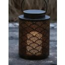 LED Outdoor Laterne CORDEL, Ø15,5x25 cm (schwarz /...