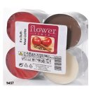 8er Duft Maxi Teelichte, Brenndauer: ~7-8h (Apfel-Zimt)