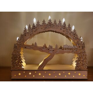 Schwippbogen 50 x 42 cm, mit LED Beleuchtung