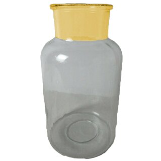 Glas Vase "Monkey", D14,5cm, H25cm, klar