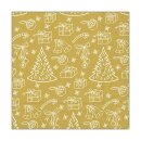 Serviette 33 x 33 cm  3 lagig, 20 St&uuml;ck pro Packung...