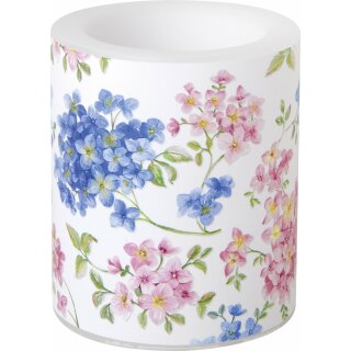 Windlicht Kerze ( Maite) IHR, H 10 cm, D 9 cm