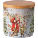 Aufbewahrungsdose New Bone China mit BambusdeckeSanta...