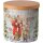 Aufbewahrungsdose New Bone China mit BambusdeckeSanta Bringing Presentsl &Oslash; 10 - h 10 cm  AMBIENTE