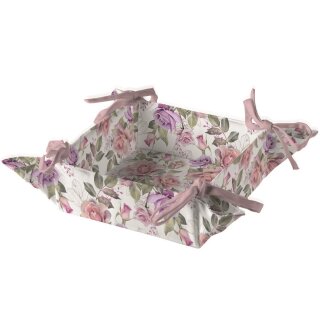 Brotkorb Gr&ouml;&szlig;e : ca. 35 x 35 cm flach / ca. 20 x 20 x 7 cm hochgeklappt Material : 100% Baumwolle, F&uuml;llung: Polyurethan 3 mm Schaum & PVC Platte Josephine AMBIENTE