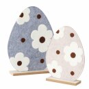 Dekoaufsteller Nayla, 2 tlg., Set 2, Ei, mit Stand, H...