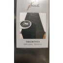 Tischl&auml;ufer  40x150 cm Uni black fog 100 % Baumwolle...